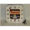 Image 1 : VINTAGE DAWSON'S ALE & BEER ADVERTISING ELECTRIC WALL CLOCK 