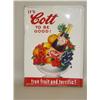 Image 1 : VINTAGE COTT TIN ADVERTISING SIGN "IT'S COTT TO BE GOOD - TR