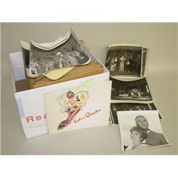 BOX LOT OF 8" X 10" BLACK & WHITE PHOTOGRAPHS INCL. SOME SMA