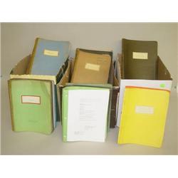 (3) BOXES OF THEATRE SHOW SCRIPTS FROM THE CAREER OF JOSEPH 