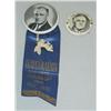 Image 1 : (2) FRANKLIN ROOSEVELT POLITICAL CAMPAIGN PINBACK BUTTONS: (