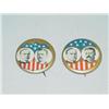 Image 1 : (2) SIMILAR 1 1/4" WILLIAM MCKINLEY & TEDDY ROOSEVELT POLITI