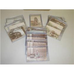 COLLECTION OF (44) EARLY MISC. COLOR ALBUMIN PHOTOGRAPHS OF 