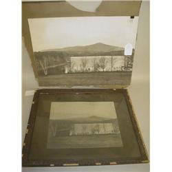 (2) EARLY PHOTOGRAPHS OF MOUNT MONADNOCK (SAME VIEW): (1) FR