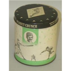 TIN LITHOGRAPH E.G. WHITMAN CO.-PHILADELPHIA PA PEANUT CRUNC