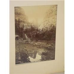 MOUNTED ALBUMIN PHOTOGRAPH OF THE DENVER & RIO GRANDE RAILRO