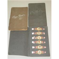 (3) CIGAR BANDS COLLECTOR'S ALBUMS W/ APPROX. 295 LABELS INC