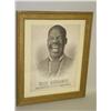 Image 1 : FRAMED ENGRAVED LITHO SHOW POSTER OF A SMILING BLACK MAN ADV