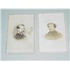 Image 1 : (2) CDV PHOTOGRAPHS OF CIVIL WAR SOLDIERS: (1) ID'ED ON BACK