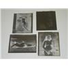 Image 1 : (4) 19TH CENT. GLASS PLATE PHOTOGRAPH NEGATIVES OF FEMALE NU