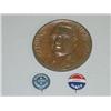 Image 1 : (2) POLITICAL CAMPAIGN PINBACK BUTTONS FROM THE 1920'S: (1) 