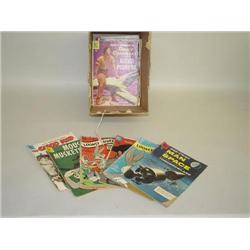 BOX LOT (52) MISC. 10 CENT MOSTLY DELL COMIC BOOKS INCLUDING