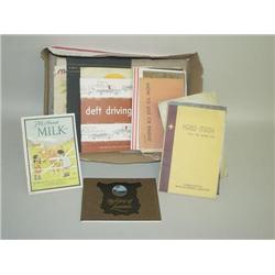 LOT OF SMALL FORMAT PUBLICATIONS INCLUDING TRAVEL, ADVERTISI