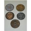 Image 1 : (5) 2 7/8" SOUVENIR INDIAN HEAD PENNIES: (1) SALT LAKE CITY,