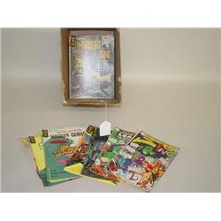 BOX LOT (66) MISC. 12 CENT COMIC BOOKS INCLUDING GOLD KEY, D