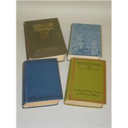 (4) BOOKS ABOUT BEE KEEPING: (1) "ABC & XYZ OF BEE CULTURE"-