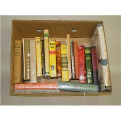 BOX LOT (21) MISC. BOOKS ABOUT HUNTING, WILD ANIMALS, GUNS &