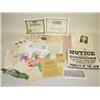 Image 1 : FLAT LOT PAPER EPHEMERA INCLUDING TAXIDERMY LESSONS & SUPPLY