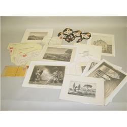 MISC. PAPER EPHEMERA INCLUDING EARLY U.S. POSTAL HISTORY & N