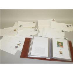 LOT OF POSTAL FIRST DAY COVERS INCLUDING 1990 PROOF CARD SOC