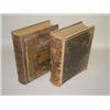 Image 1 : (2) 19TH CENT. FANCY LEATHER BOUND HOLY BIBLES: (1) HARDING'