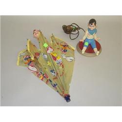 COSMIC SCOUT HARD PLASTIC FIGURAL ELECTRIC NIGHT LIGHT FOR C