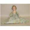 Image 1 : 28" COMPOSITION BOUDOIR DOLL W/ CLOTH BODY, COMPOSITION HAND