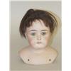 Image 1 : 4" GERMAN BISQUE SHOULDER HEAD DOLL-HEAD MARKED MADE IN GERM