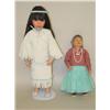 Image 1 : (2) CONTEMPORARY AMERICAN INDIAN CHARACTER DOLLS: (1) 11" MA