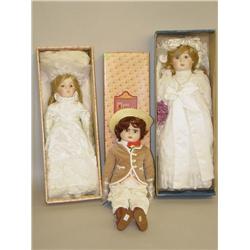 LOT (3) BOXED SCHMID DOLLS