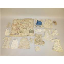 LOT EARLY DOLL CLOTHES