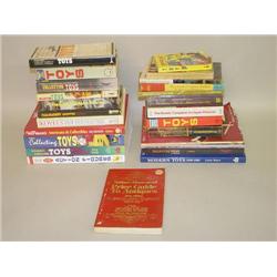 BOX LOT MISC. TOY PRICE GUIDES & REFERENCE BOOKS