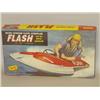 Image 1 : FLASH RACING OUTBOARD PLASTIC HYDROPLANE TOY BOAT W/ ORIGINA