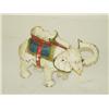 Image 1 : 7 1/2" PAINTED CAST IRON ELEPHANT HOWDAH BANK