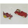 Image 1 : (2) TOY VEHICLES: (1) 3 1/2" LESNEY TRACTOR & (1) 4" HUBLEY 