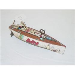 popeye tin speedboat
