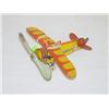 Image 1 : 7 1/4" JAPANESE TIN LITHO WIND-UP AIRPLANE