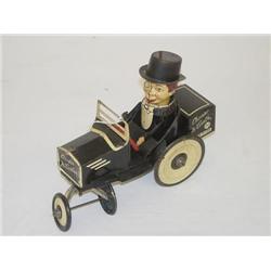 7 1/2" MARX TIN LITHO WIND-UP CHARLIE MCCARTHY & EDGAR BERGE