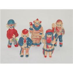 SET (5) HOWDY DOODY HARD PLASTIC FIGURES INCLUDING HOWDY DOO