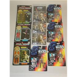LOT (10) STAR WARS ACTION FIGURES BY KENNER-(3) W/ SPEICAL C