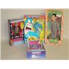 Image 1 : LOT (4) ACTION DOLLS: (1) TALKING PEE-WEE HERMAN, (2) TERMIN