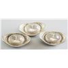Image 2 : Three Chinese Silvered Ingot Boat Money