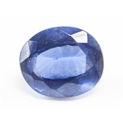 7.00ct Oval Cut Blue Natural Sapphire GGL