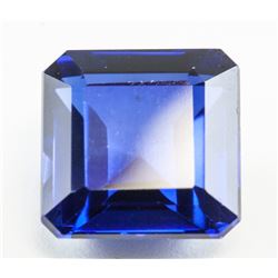 11.40ct Emerald Cut Blue Natural Sapphire GGL