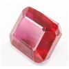 Image 2 : 8.60ct Emerald Cut Natural Red Ruby GGL Cert