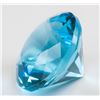 Image 2 : 79.15ct Round Cut Blue Indicolite Tourmaline GGL