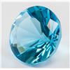 Image 3 : 79.15ct Round Cut Blue Indicolite Tourmaline GGL
