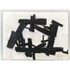 Image 2 : Franz Kline American Abstract Oil on Board
