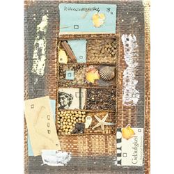 Robert Rauschenberg American Mixed Media on Board