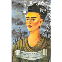 Frida Kahlo Mexican Modernist Oil on Canvas